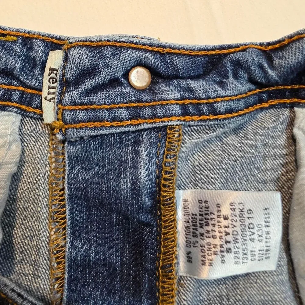 Vintage Ralph Lauren Polo Jeans Company Kelly Stretch Women's 4X30 Bootcut Jeans
